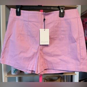 Hale Bob Light Pink High Waist Women's Shorts size Large NWT